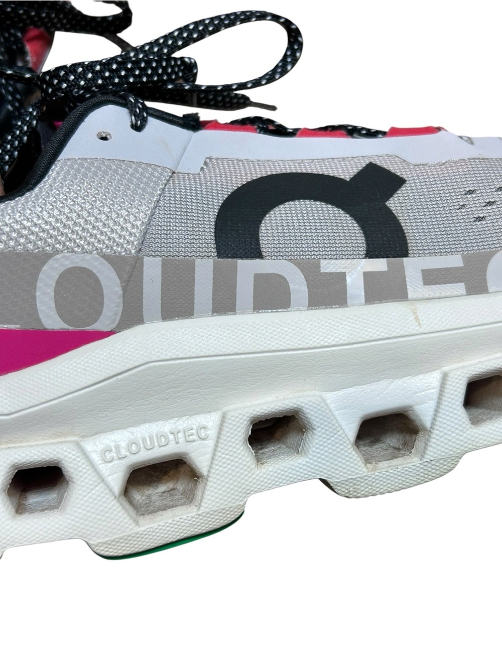 Oncloud Women’s Cloudmonster tennis running shoes size 10.5 97652 ivory lace up - Picture 6 of 9